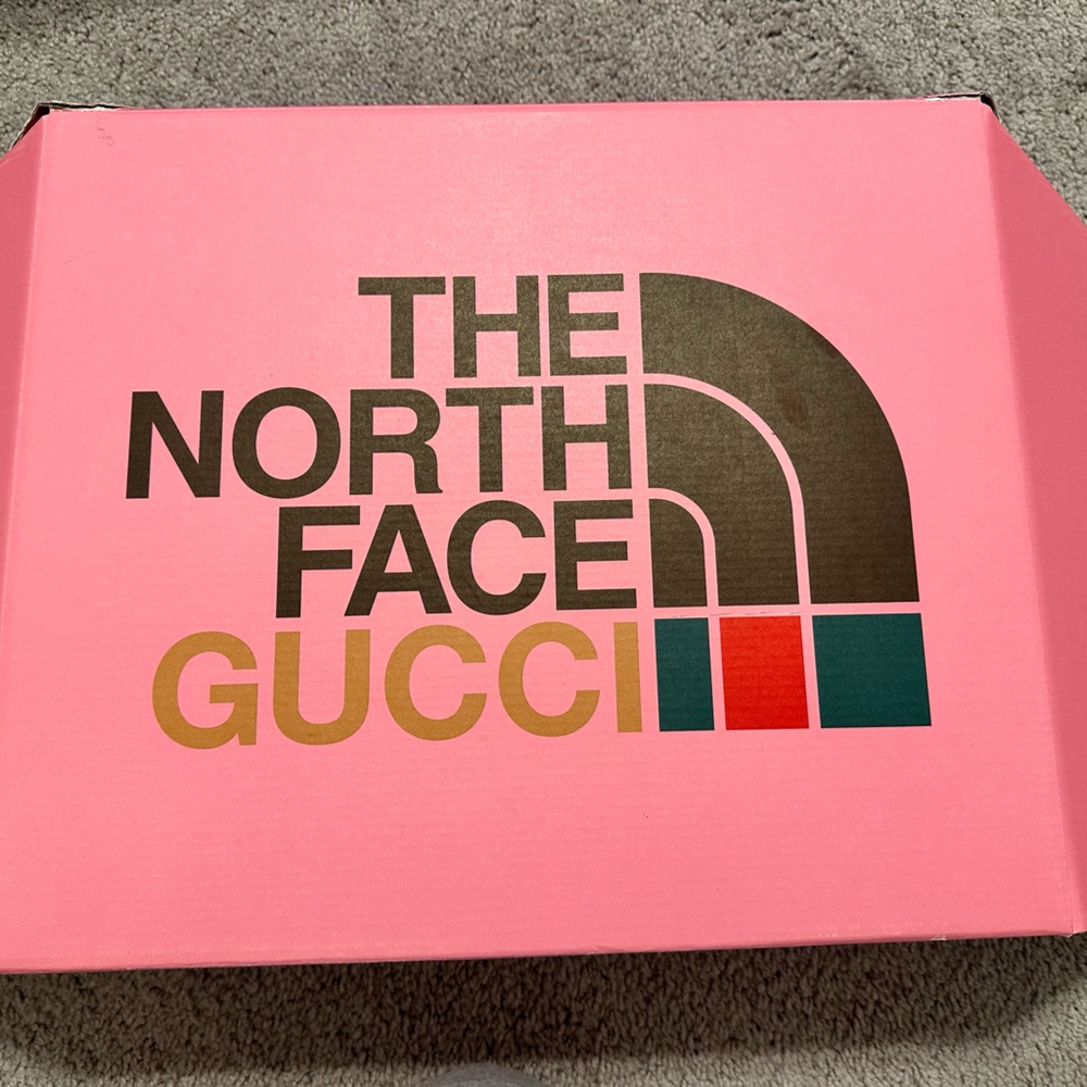 Gucci X THE NORTH FACE Monogram Textured Calfskin Women’s Hiking Ankle Boots - Picture 2 of 7